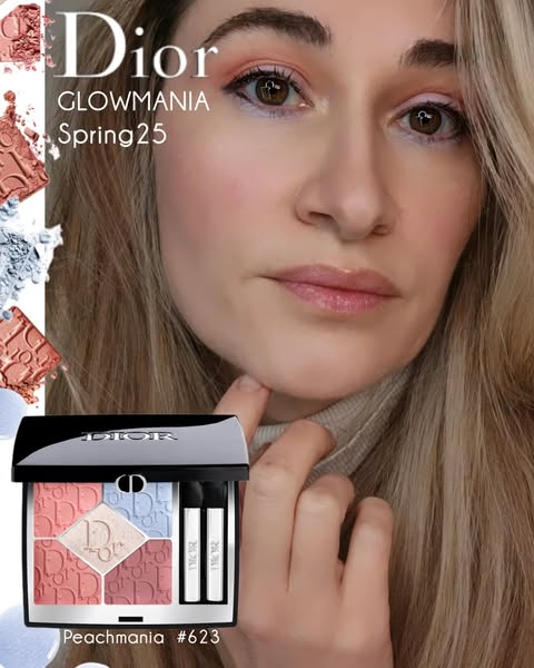 Dior Spring Summer 2025 PEACHMANIA Makeup Look